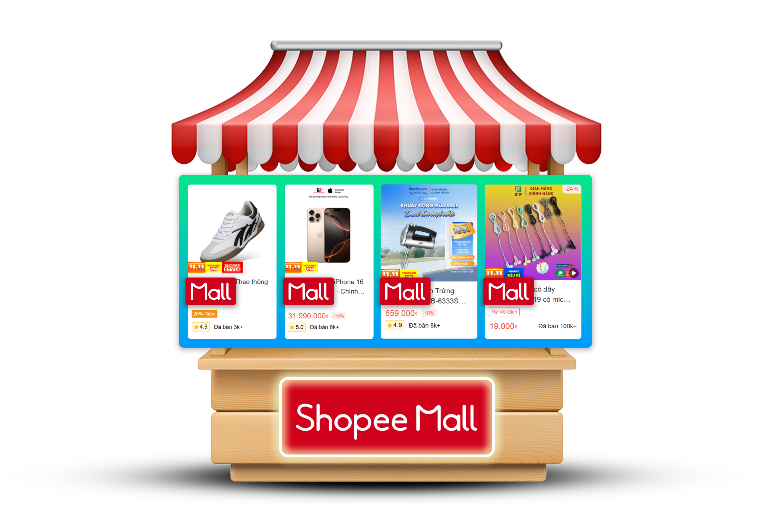 Shopee Mall Upgrade