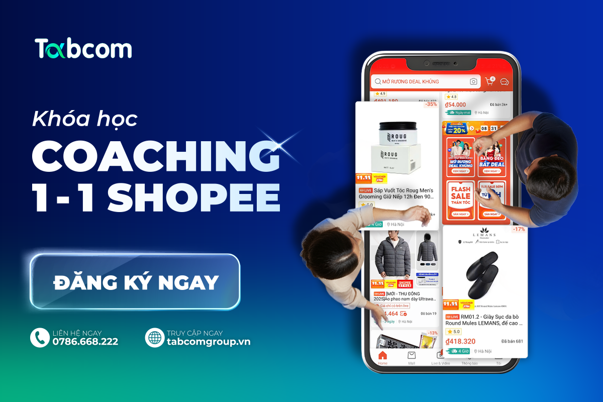 Coaching 1–1 Shopee