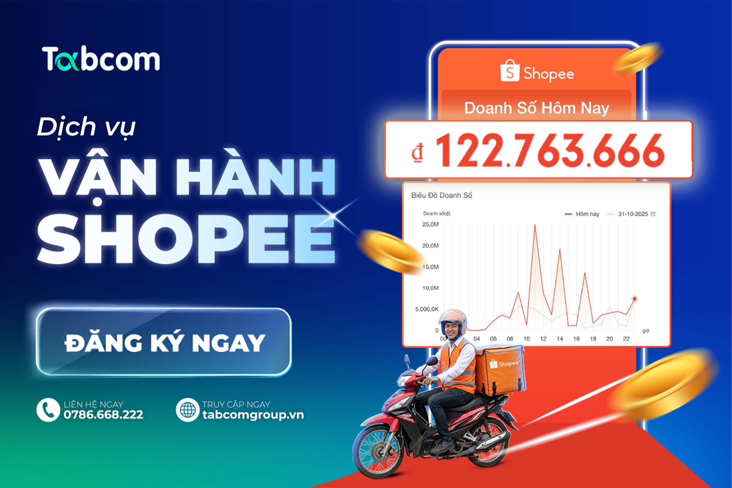Vận hành gian hàng Shopee