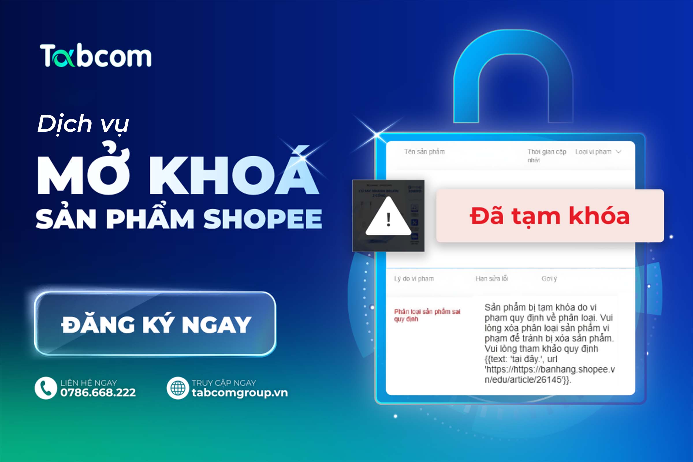 Mở khóa sản phẩm